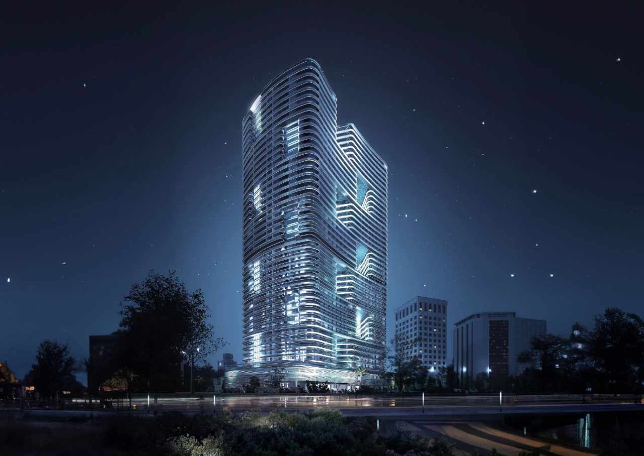 Binghatti Hills in DSP | Illuminating High-rise tower