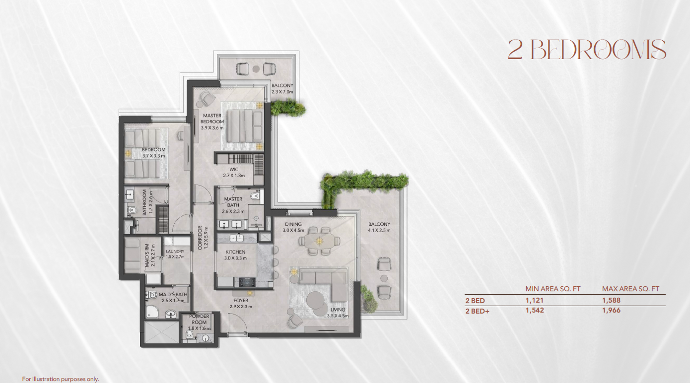 Ghaf Woods by Majid Al Futtaim floor plan