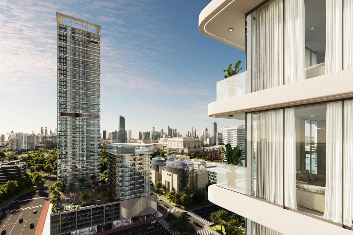 Take a look at SkyHills Residences 3 by HRE Development – 1, 2, and 3-bedroom apartments in Jumeirah Village Circle, offering modern features, beautiful vistas,